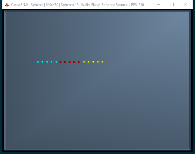 Spheres window random