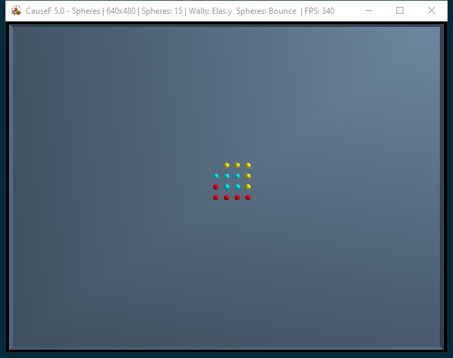 Spheres window random