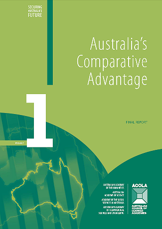 Australia's Comparative Advantage report title page