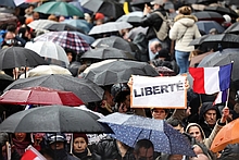 Anti-mandate protests in France
